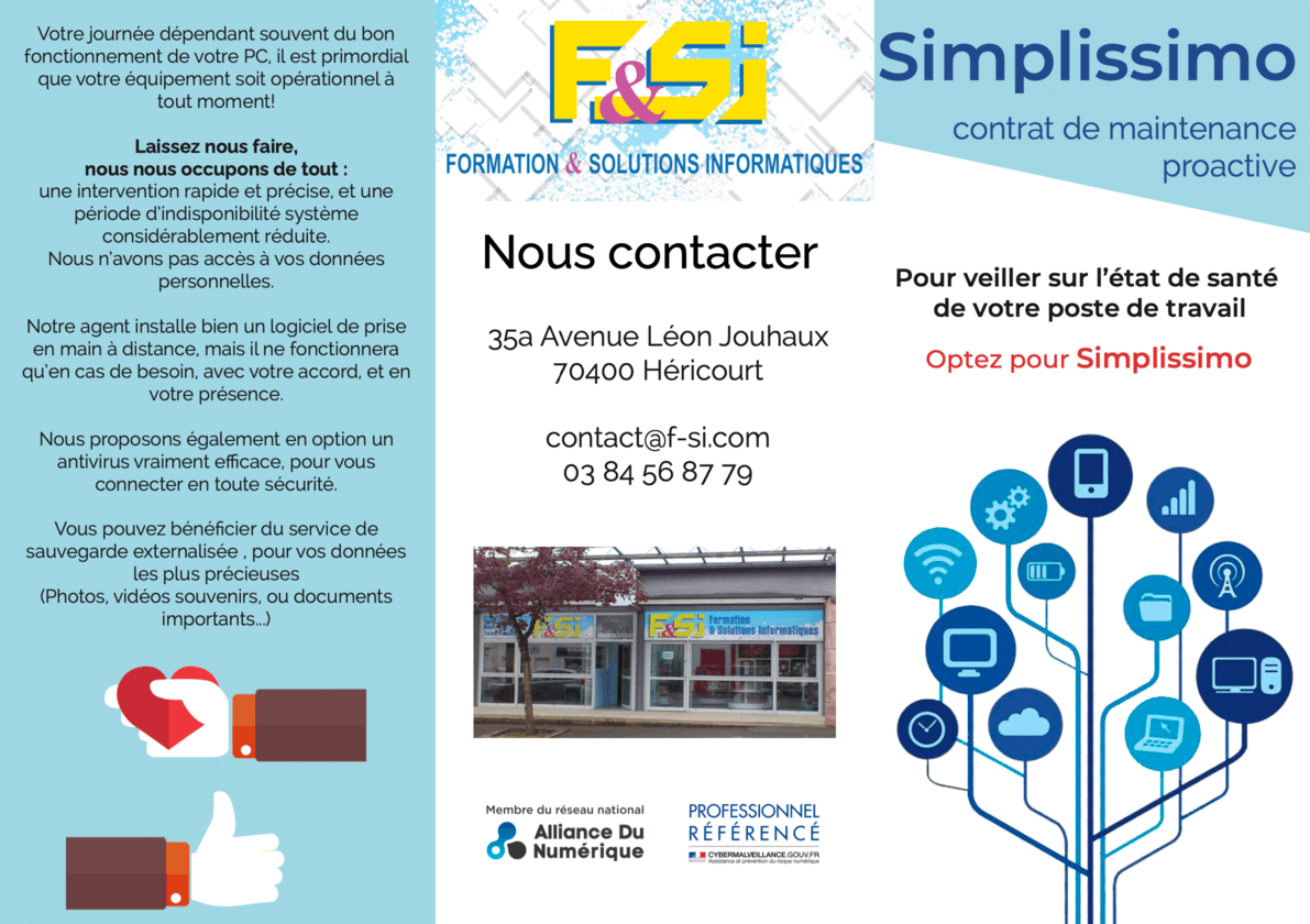 Flyer contrat de maintenance